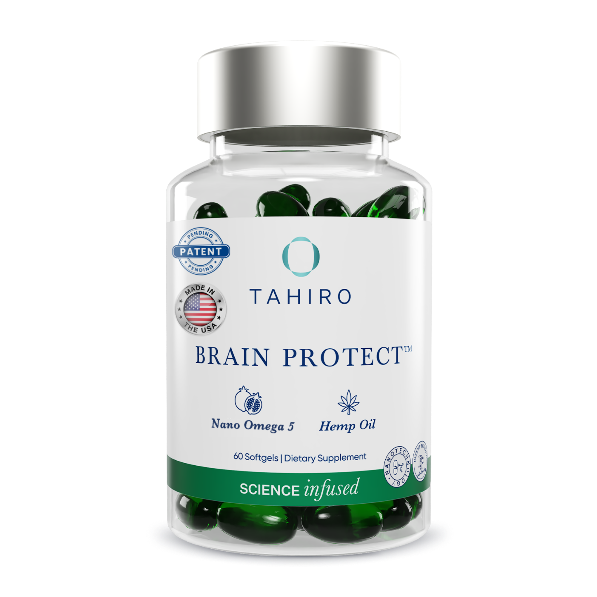 Brain Protect™ Nano Omega 5 Hemp Oil