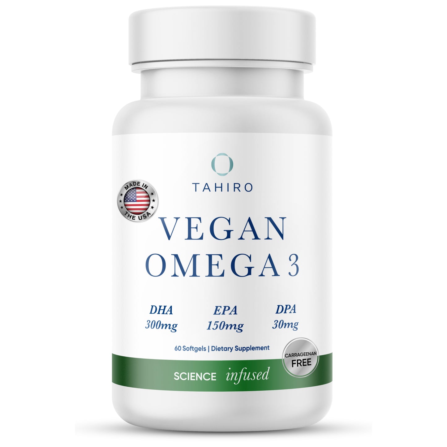 Tahiro vegan algae omega 3 supplement