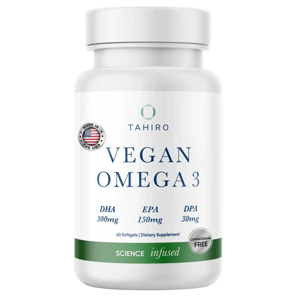 Tahiro Vegan Omega 3, 60 softgels.