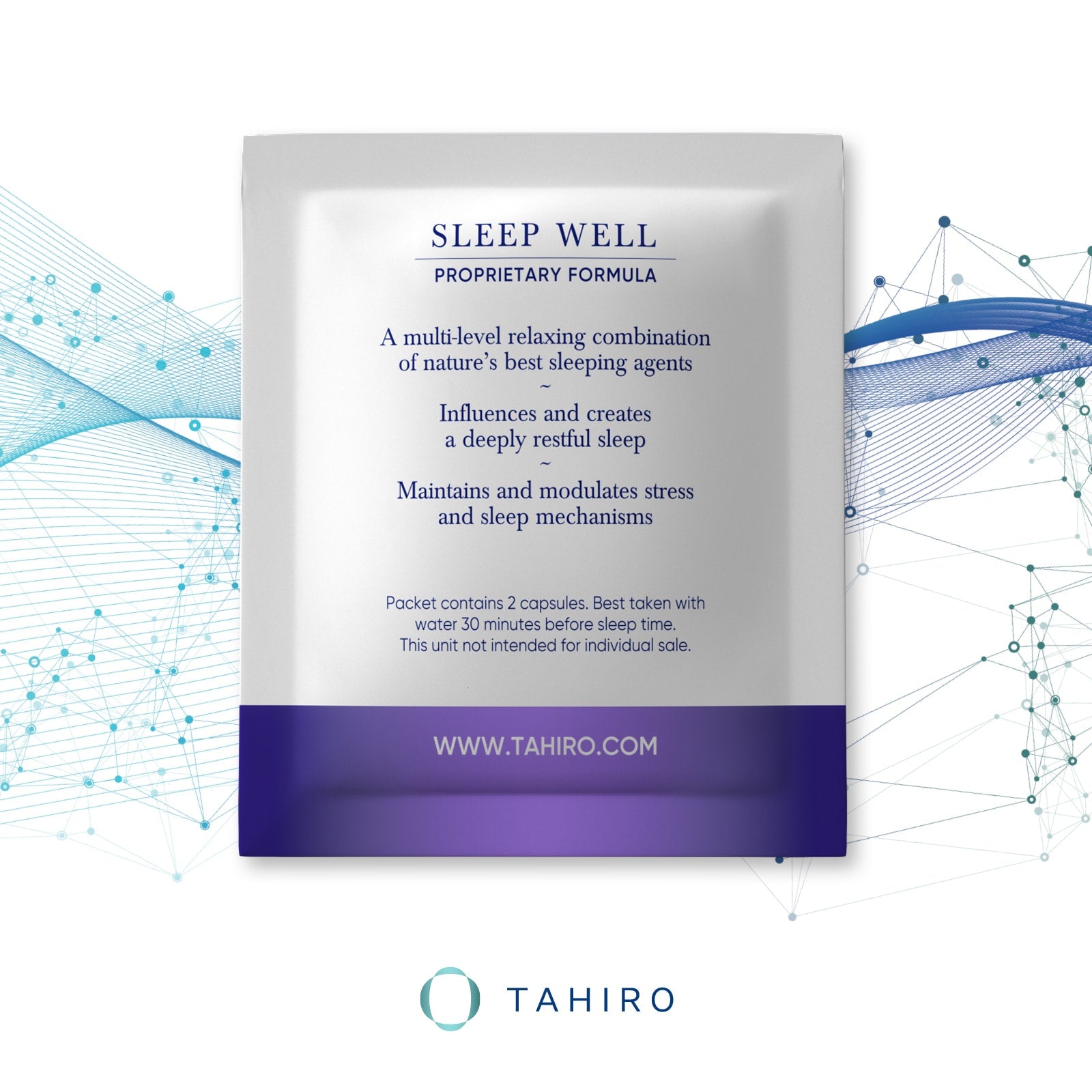 Sleep Well Formula. Fall asleep faster & deeper | Tahiro